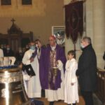 Bénédiction du bourdon par Mgr Percerou