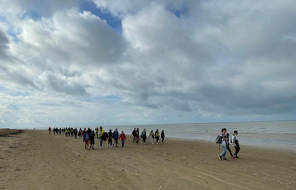 Marche sur la plage